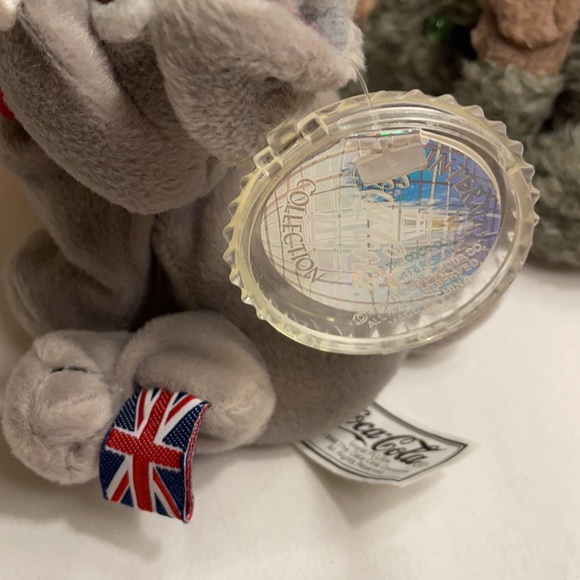 Vintage 90’s Coca Cola Plush Bean Bags Lot of 4 - Picture 9 of 16